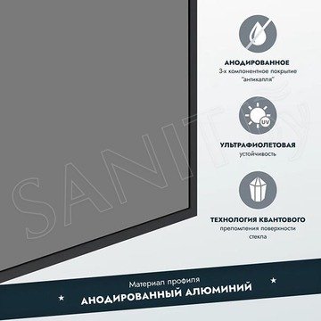 Душевая шторка на ванну Benetto BEN_403_BL_T