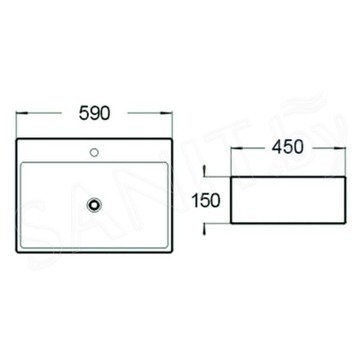 Умывальник SantiLine SL-1002