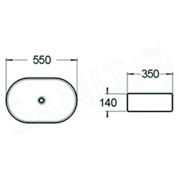 Умывальник SantiLine SL-1018