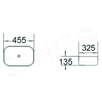 Умывальник SantiLine SL-1047