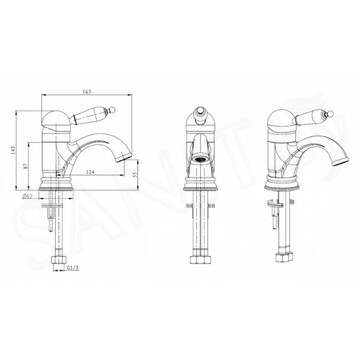 Смеситель для умывальника Boheme Medici Ripresa 301