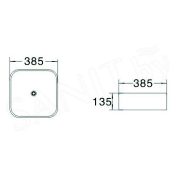 Умывальник SantiLine SL-1052