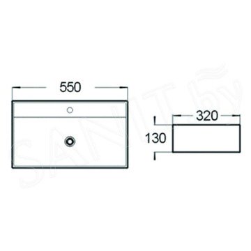 Умывальник SantiLine SL-1098