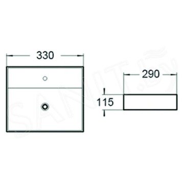 Умывальник SantiLine SL-2001