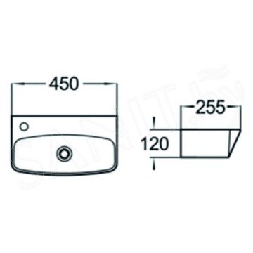Умывальник SantiLine SL-2003