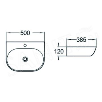 Умывальник SantiLine SL-2005