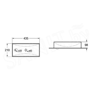 Умывальник SantiLine SL-2023R