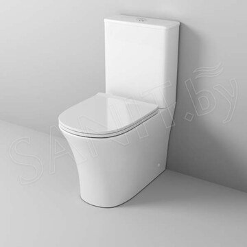 Напольный унитаз Grossman Classic GR-4466S безободковый с крышкой Slim