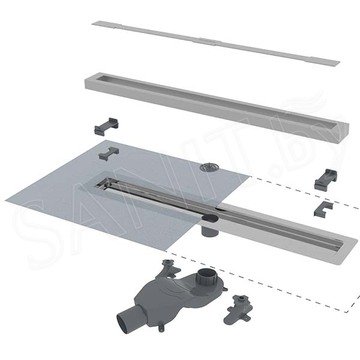 Душевой трап Boheme Premium Linear 60 / 80 двусторонний