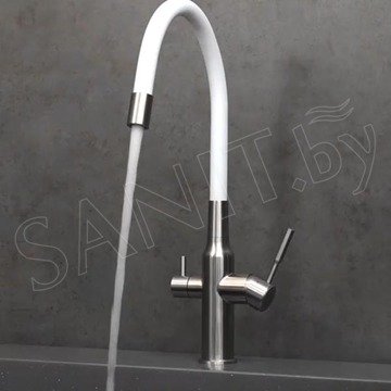 Смеситель для кухонной мойки Lemark Expert LM5083S-White с подключением к системе очистки воды