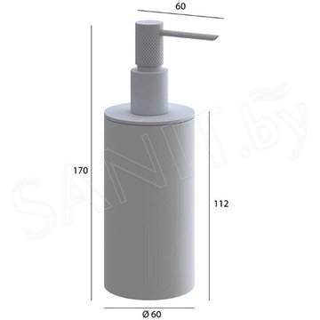 Дозатор Boheme Uno Chrome 10977-CR