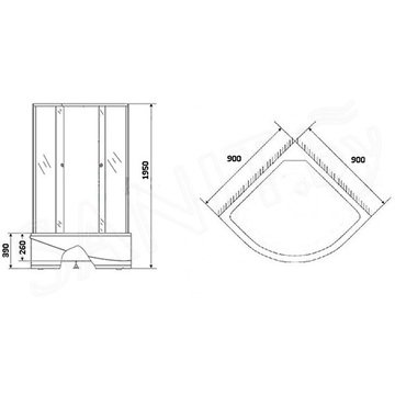 Душевой уголок Niagara Eco NG-005-14