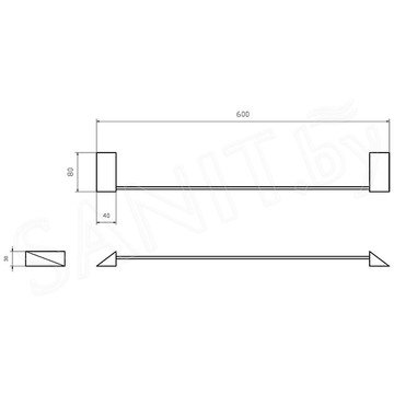 Держатель для полотенец Boheme New Venturo 10312-CR