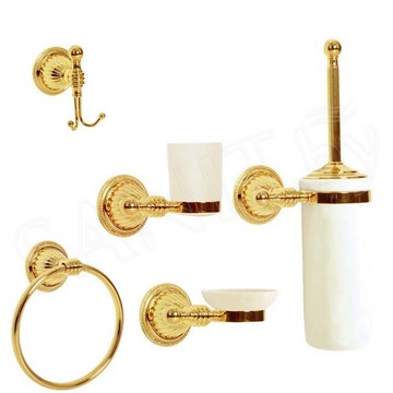 Ершик для унитаза Boheme Hermitage Gold 10363