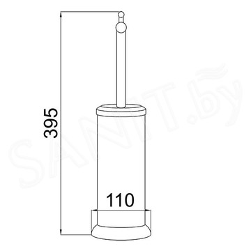 Ершик для унитаза Boheme Imperiale 10425