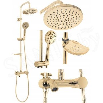 Душевая стойка Rea Luis Gold REA-P7006