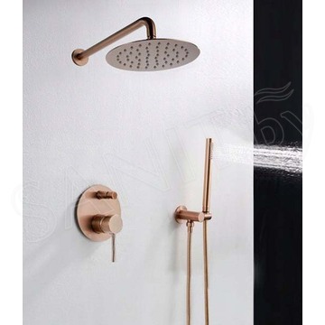 Душевая система Rea Lungo Rose Gold REA-P4111 встраиваемая