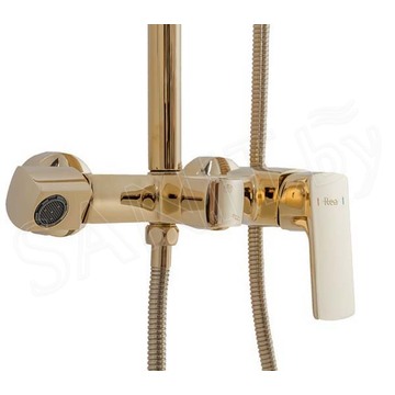 Душевая стойка Rea Roger Gold REA-P0692