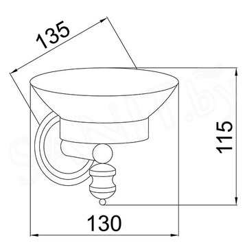 Мыльница Boheme Palazzo 10103 / 10153