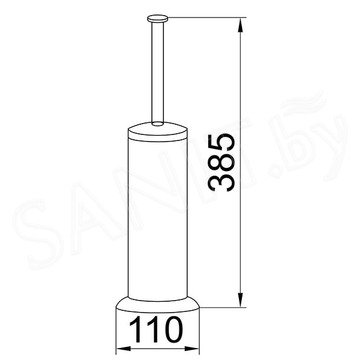 Ершик для унитаза Boheme Chiaro 10519