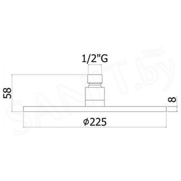 Верхний душ Paffoni Master ZSOF074CR / Masterking ZSOF079CR