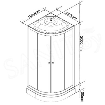 Душевая кабина Parly EC1031