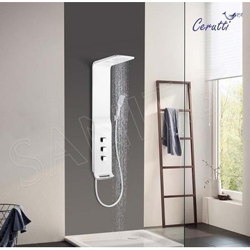 Душевая панель Cerutti Sella W термостатическая