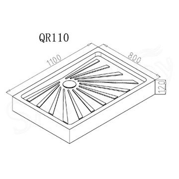 Душевой поддон Cerutti QR прямоугольный