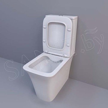 Напольный унитаз Cerutti Arno CT7838 безободковый с крышкой Soft Close