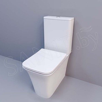 Напольный унитаз Cerutti Arno CT7838 безободковый с крышкой Soft Close