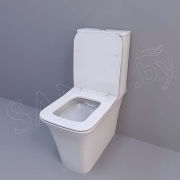 Напольный унитаз Cerutti Arno CT7838 безободковый с крышкой Soft Close