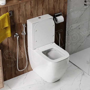 Напольный унитаз Cerutti Chika CT8708 безободковый с крышкой Soft Close