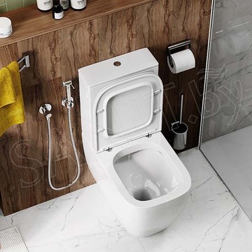 Напольный унитаз Cerutti Chika CT8708 безободковый с крышкой Soft Close