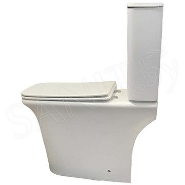 Напольный унитаз Cerutti Nivolet CT8457 безободковый с крышкой Soft Close