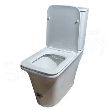 Напольный унитаз Cerutti Nivolet CT8457 безободковый с крышкой Soft Close