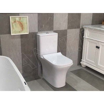 Напольный унитаз Cerutti Vettore MW CT9240 безободковый с крышкой Soft Close