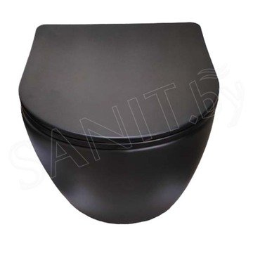 Подвесной унитаз Cerutti Sella Aria MB CT9160 безободковый с крышкой SoftClose