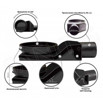 Душевой трап Pestan Confluo Primo Compact Line 450 / 550 / 650 / 750 / 850