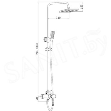 Душевая стойка Boch Mann Chika BM8601