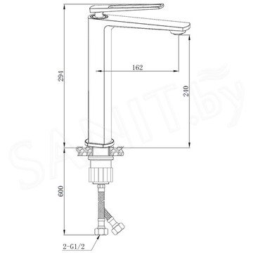 Смеситель для умывальника Boch Mann Chika BM21H1XL