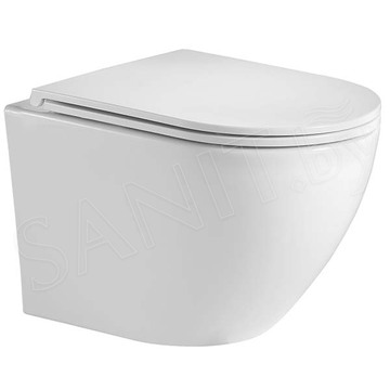 Комплект инсталляции Geberit Duofix с панелью смыва Delta 21 и подвесным унитазом WeltWasser Merzbach 041 GL-WT