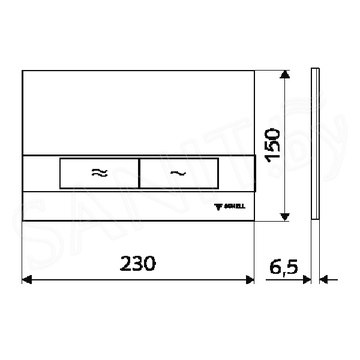 Кнопка для инсталляции SCHELL Board 031201599