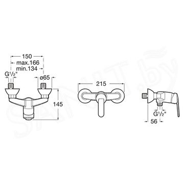 Смеситель для душа Roca Victoria 5A2125C0M