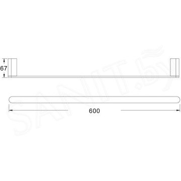 Держатель для полотенец Rose RG1717