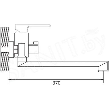 Смеситель для ванны Shevanik S8222