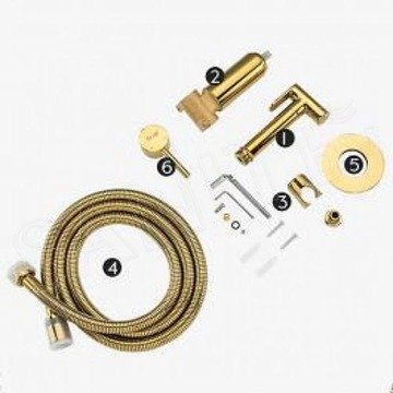 Смеситель встраиваемый Frap F7505-3 с гигиеническим душем