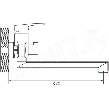 Смеситель для ванны Shevanik S8522