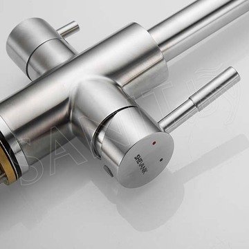 Смеситель для кухонной мойки Shevanik S868B с подключением к фильтру воды