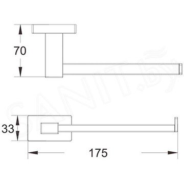 Держатель для туалетной бумаги Shevanik SG5615H / SG5615T