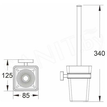 Ершик для унитаза Shevanik SG5600H / SG5600T